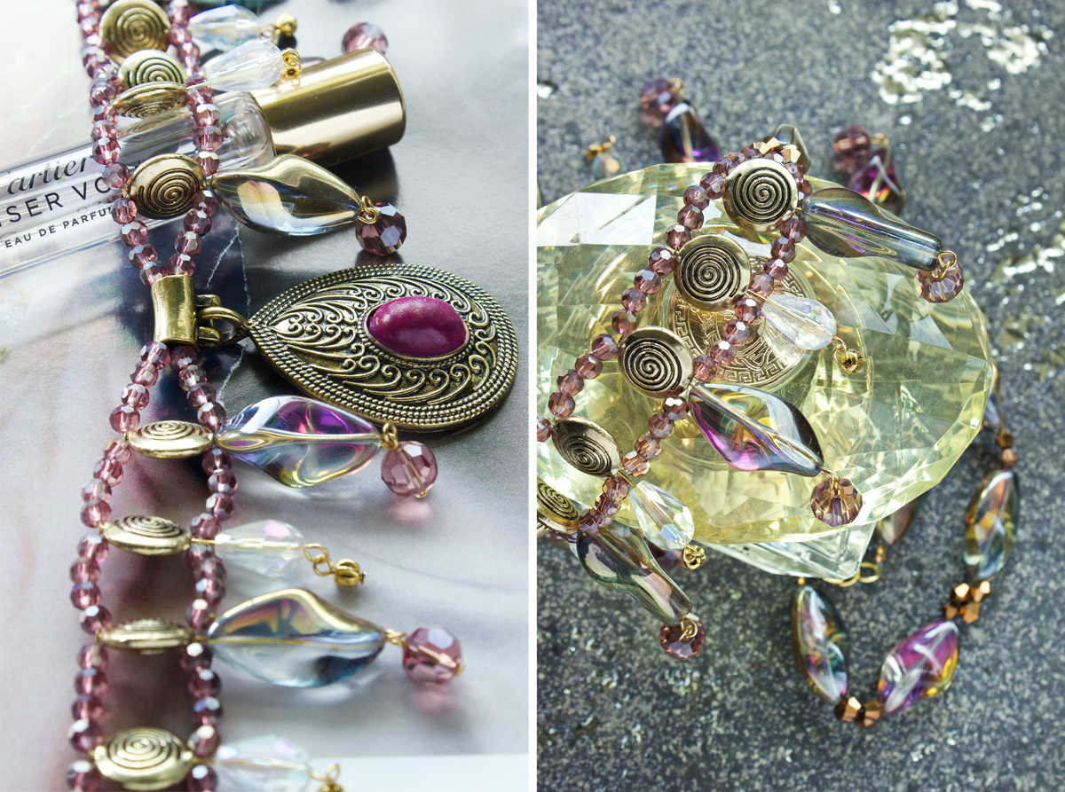 Bohemian Rhapsody Necklace - copyright Quiet Lion Creations, quietlioncreations.com