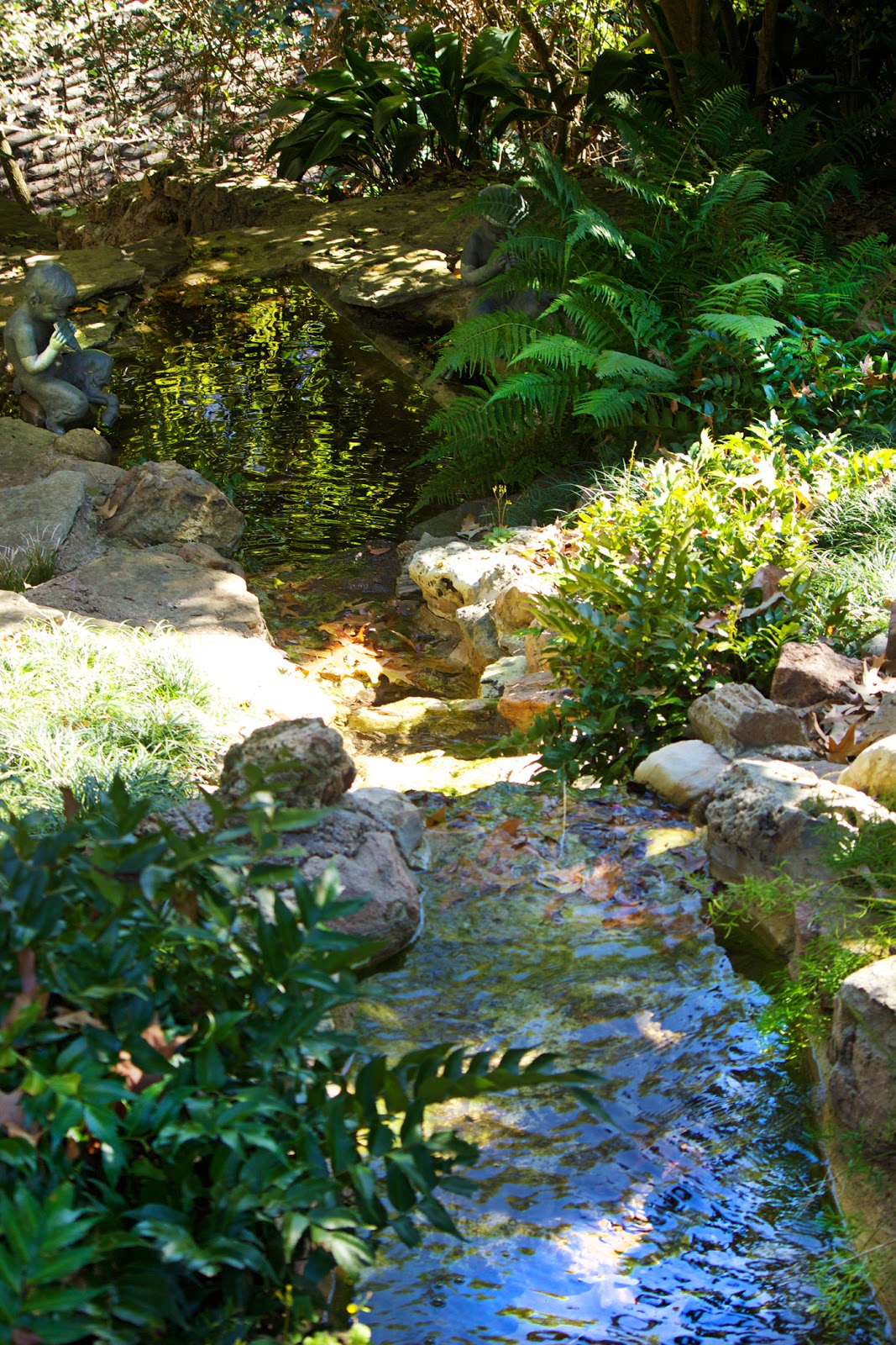 fairy river and stream with statues - photo copyright Allison Beth Cooling
