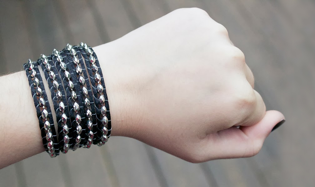 beaded wrap bracelet inspired by Chan Luu by Quiet Lion