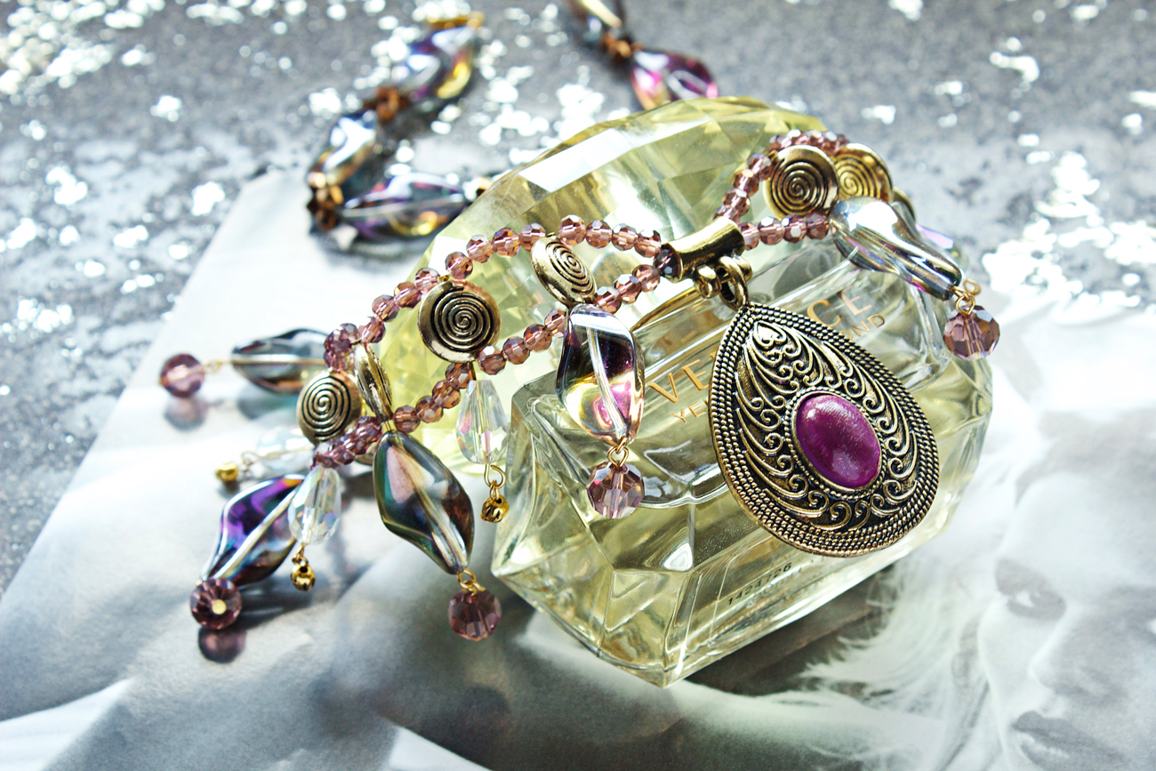 Bohemian coachella necklace diy - copyright Quiet Lion Creations, quietlioncreations.com