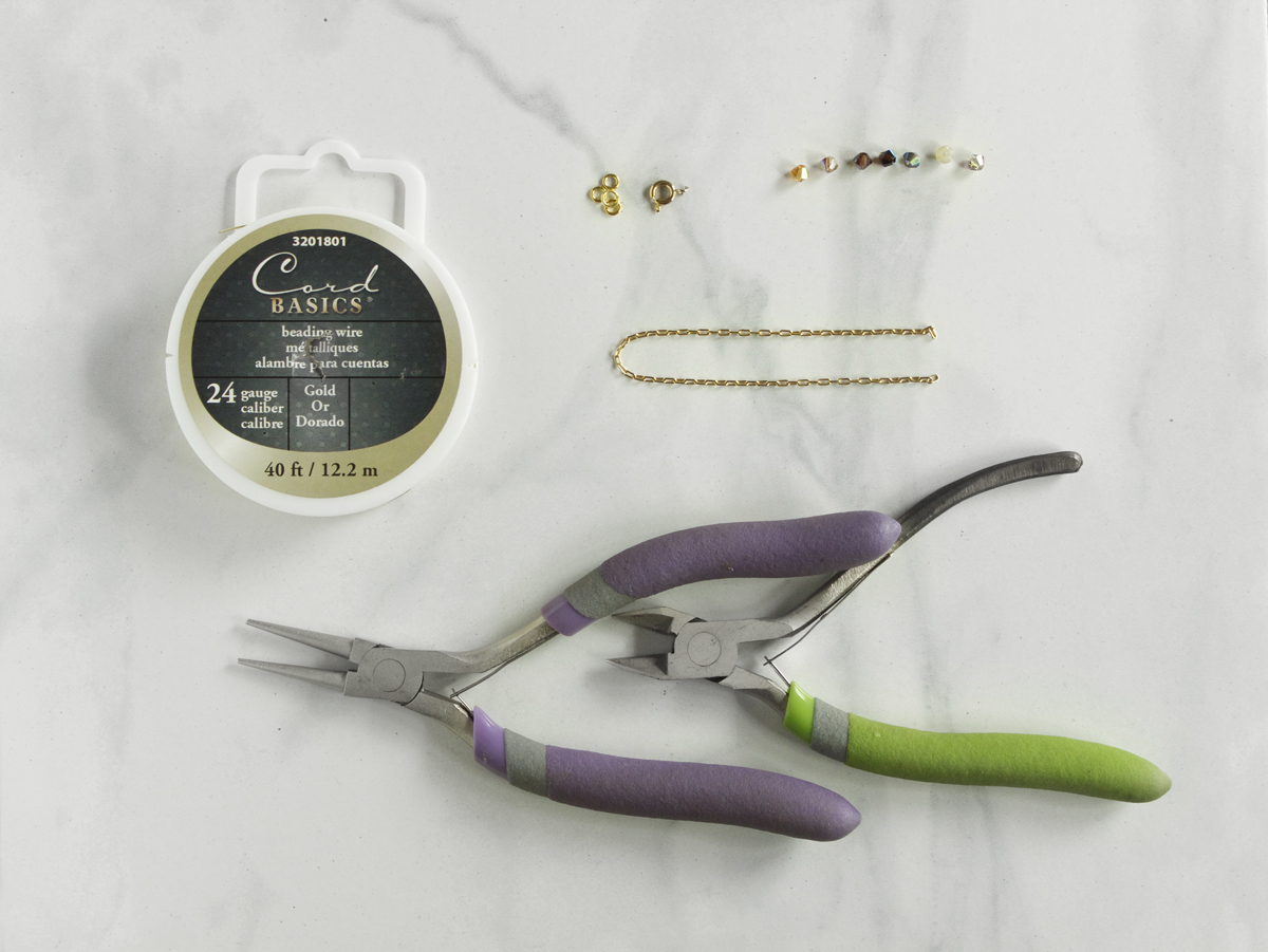 ombre swarovski bracelets diy copyright Quiet Lion Creations