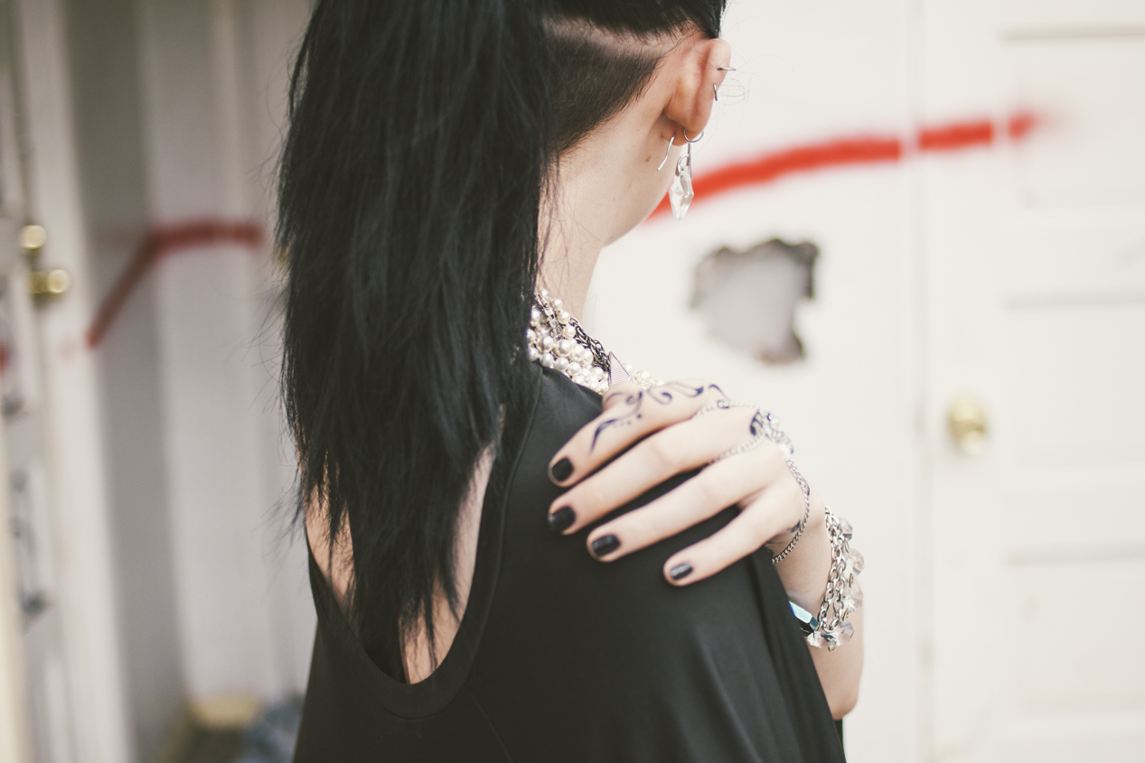 Goth fashion inspo by Quiet Lion Creations. Photo by Delane Ashley Photography