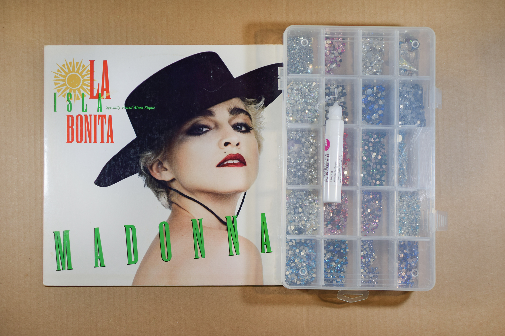 diy crystallized album cover by Quiet Lion Creations