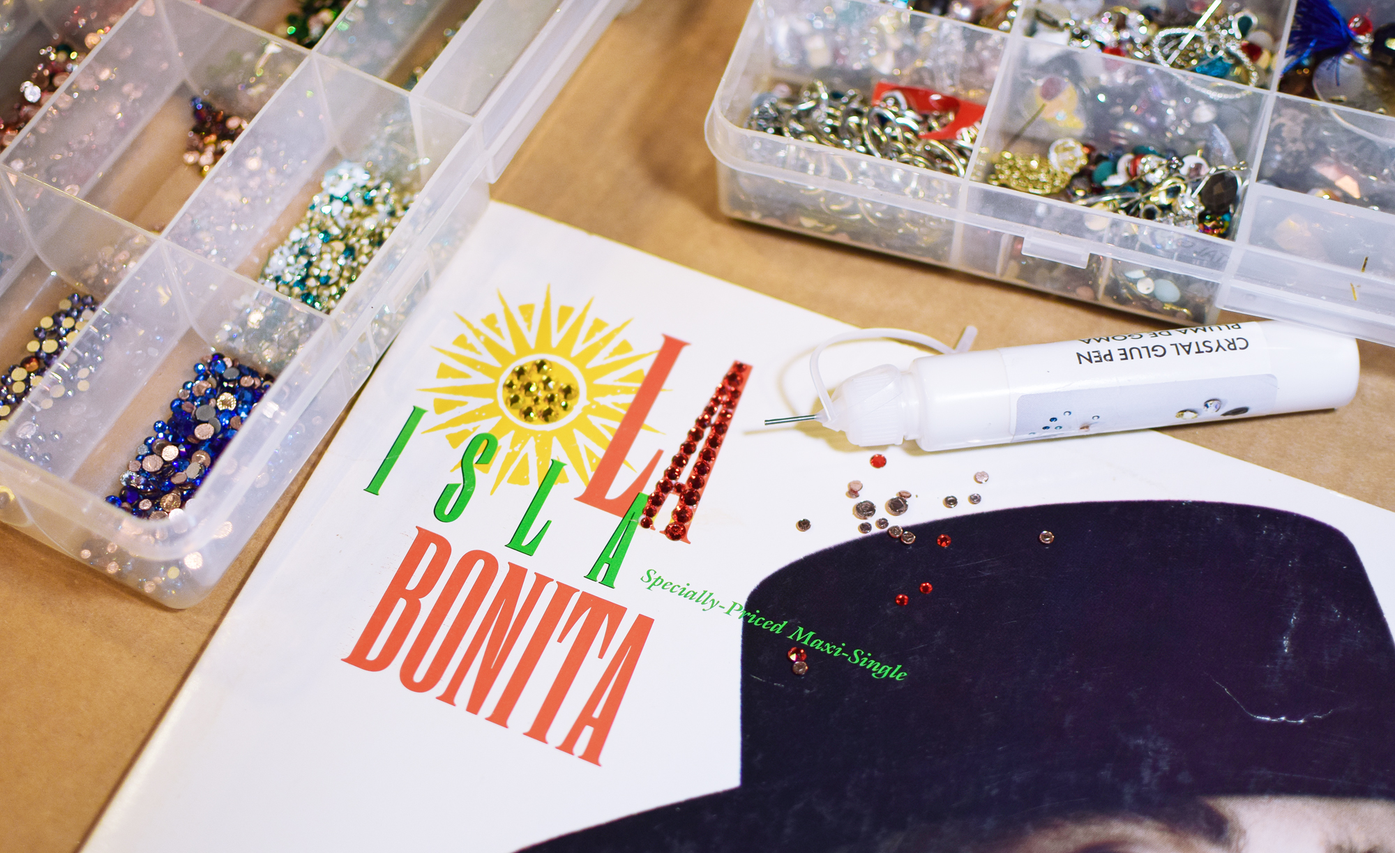 diy crystallized album cover by Quiet Lion Creations