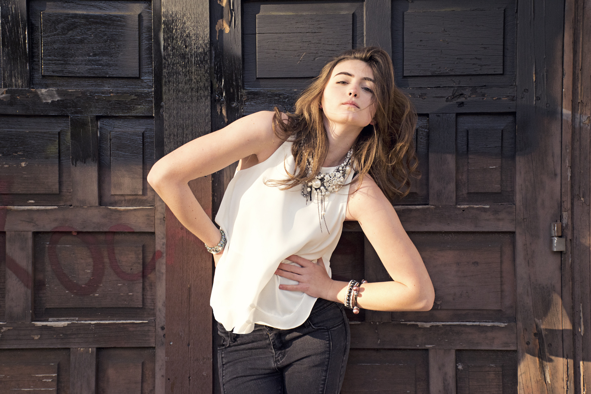 Somewhere in Between Lookbook copyright Allison Beth Cooling. Model: Emily Geer Wardrobe: Generation Bliss