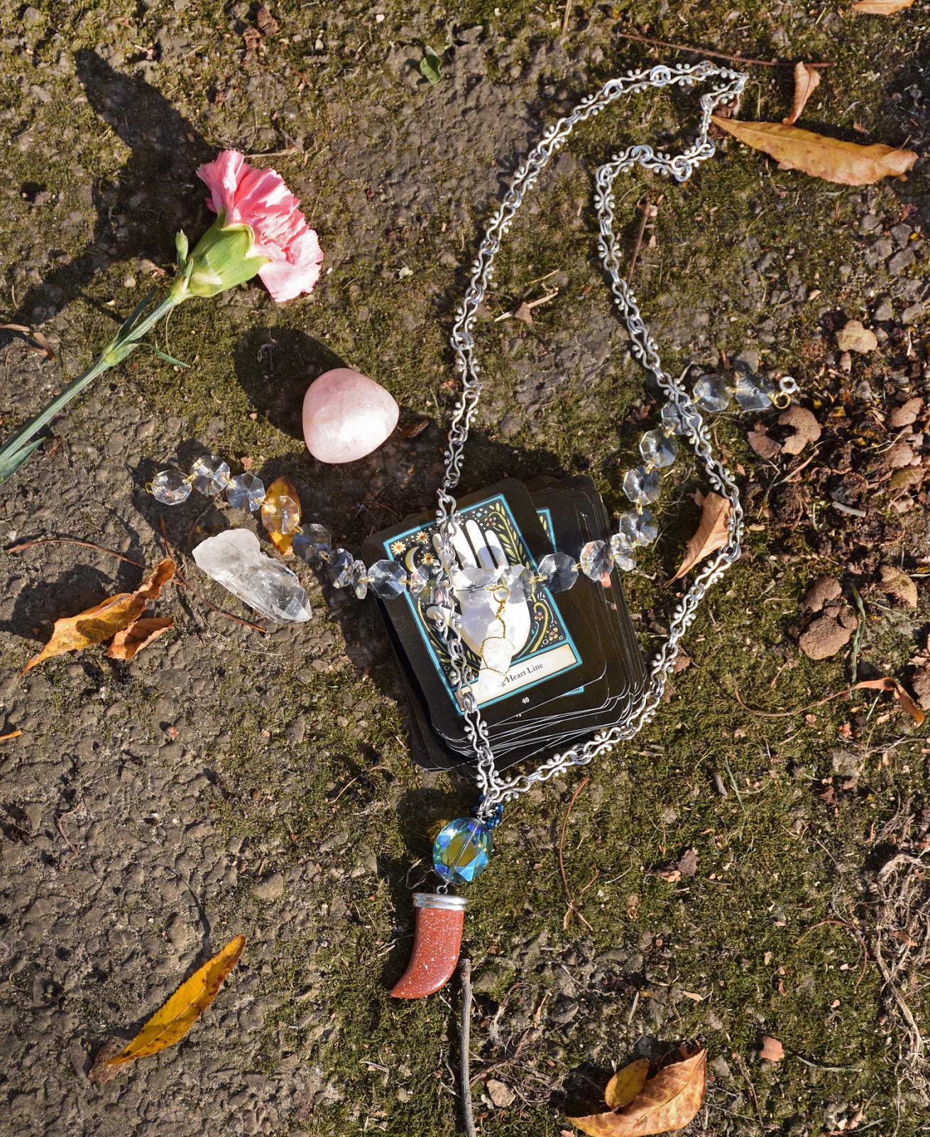 Beaded gypsy necklaces by Allison Beth Cooling, quietlioncreations.com