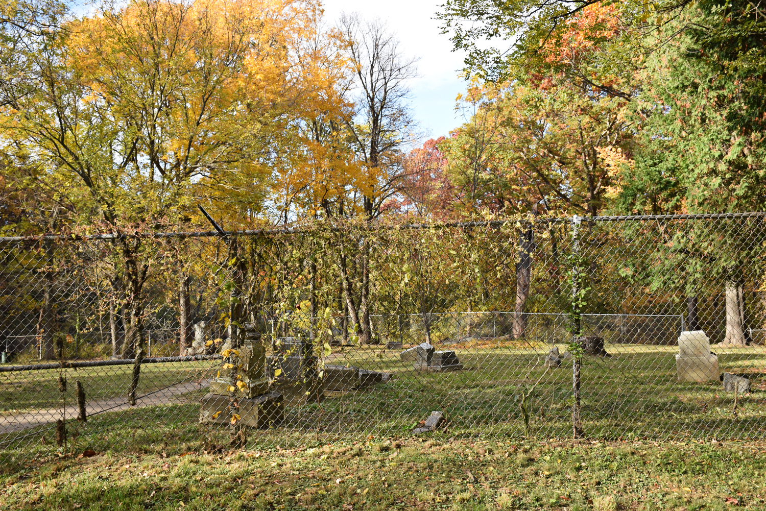 Fall cemetery by Allison Beth Cooling