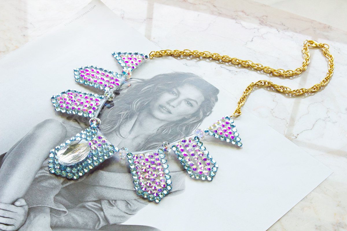 Pacific Crystals Swarovski necklace by Allison Cooling