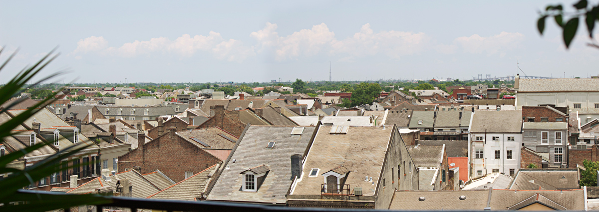 New Orleans rooftop panorama -photo by Quiet Lion Creations