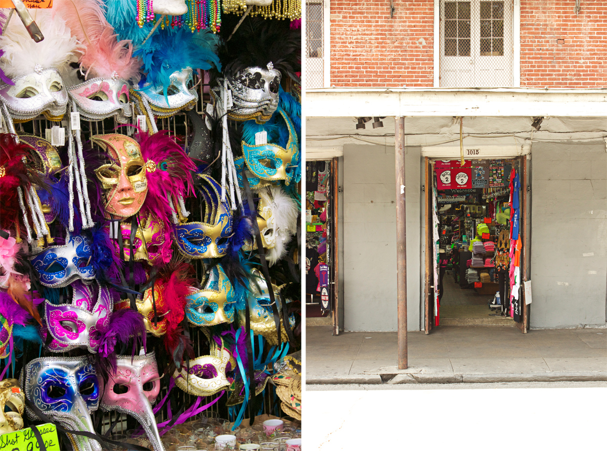 pretty masks in New Orleans -photo by Quiet Lion Creations