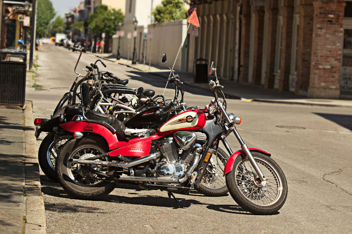 motorcycles - copyright Allison Cooling