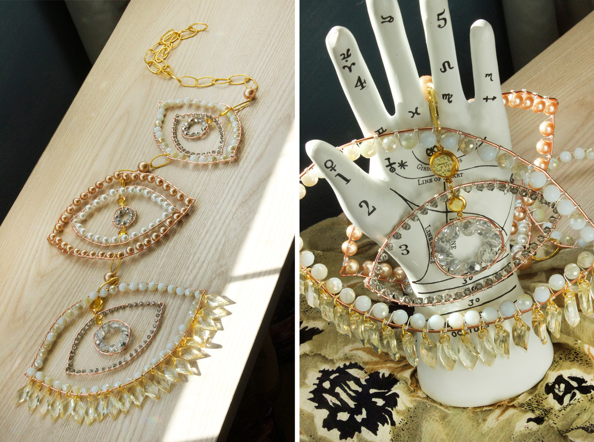 Third Eye Dreamcatcher: boho home decor by Allison Beth Cooling, quietlioncreations.com