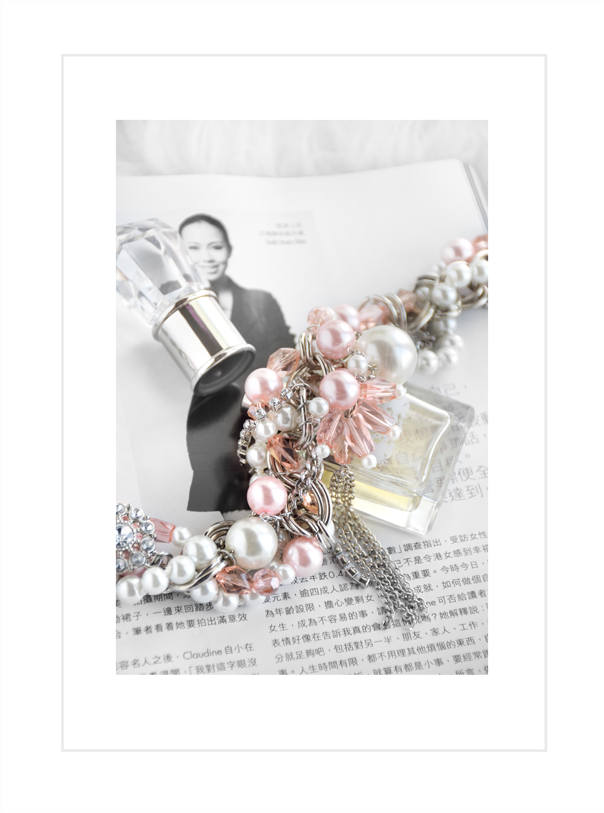 Ice Queen Beadwoven necklace by Allison Cooling, Quiet Lion Creations