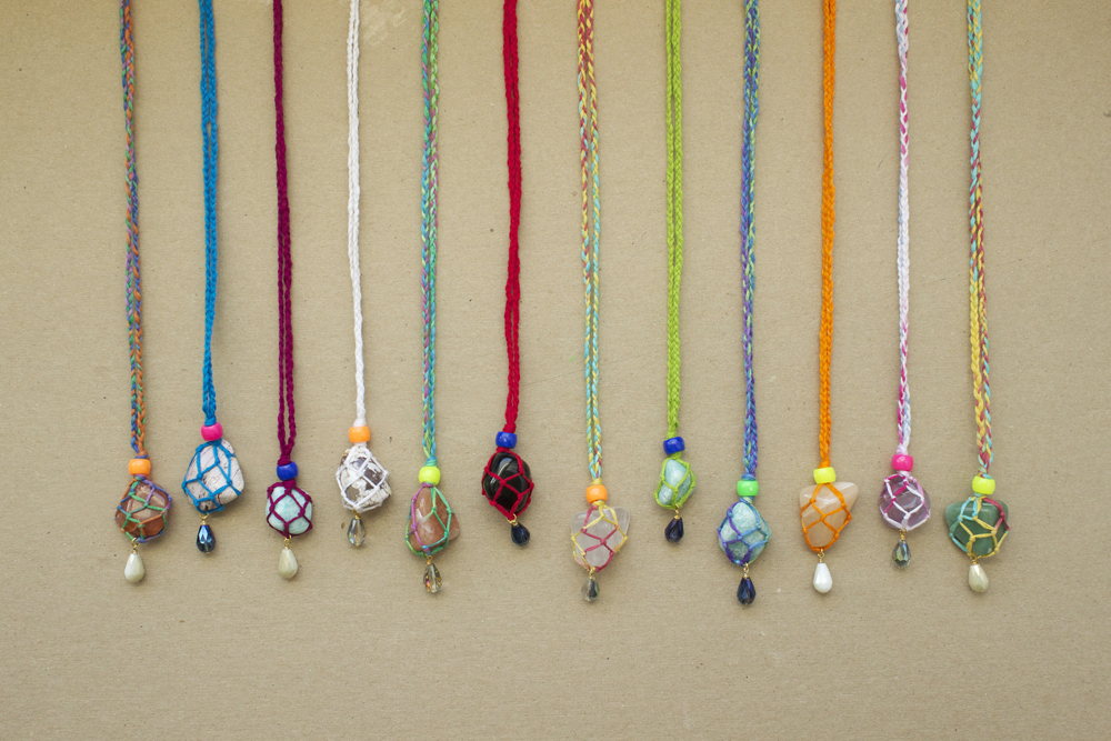 wrapped gemstone necklaces with cousin brand products